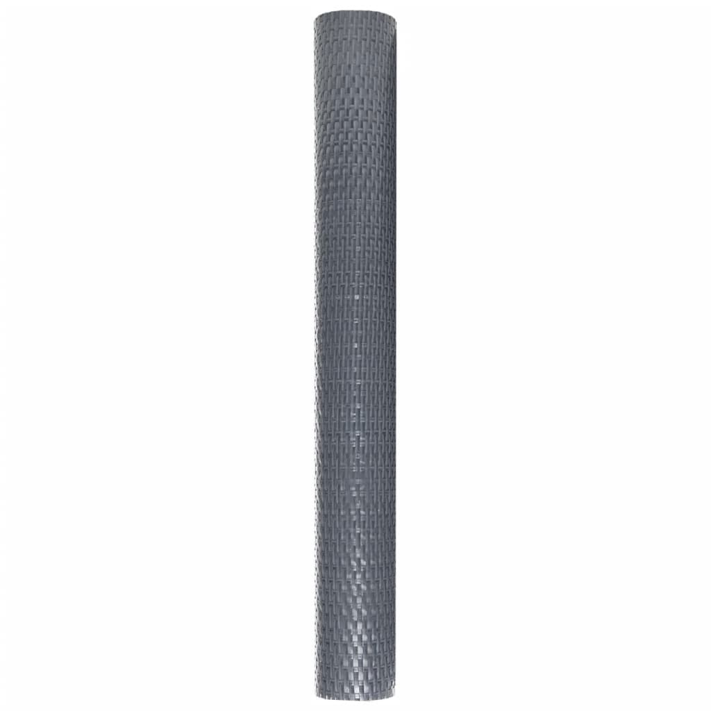 Paravento da Balcone Antracite 1000x90 cm in Polyrattan