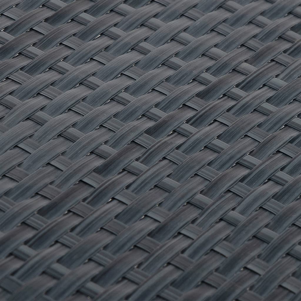 Paravento da Balcone Antracite 1000x90 cm in Polyrattan