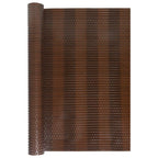 Paravento da Balcone Marrone e Nero 300x80 cm Polyrattan