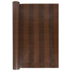 Paravento da Balcone Marrone e Nero 500x90 cm in Polyrattan