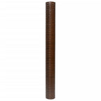 Paravento da Balcone Marrone e Nero 500x90 cm in Polyrattan