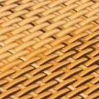 Paravento da Balcone Marrone Chiaro 300x100 cm in Polyrattan