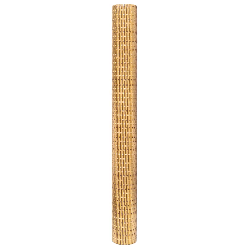 Paravento da Balcone Marrone Chiaro 1000x80 cm in Polyrattan