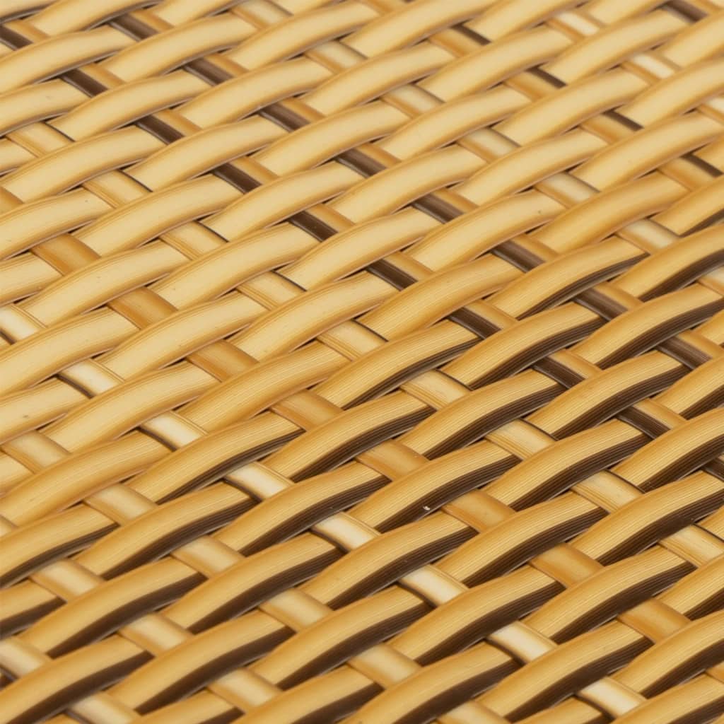 Paravento da Balcone Marrone Chiaro 1000x80 cm in Polyrattan