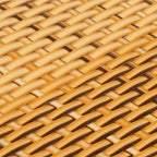 Paravento da Balcone Marrone Chiaro 1000x90 cm in Polyrattan