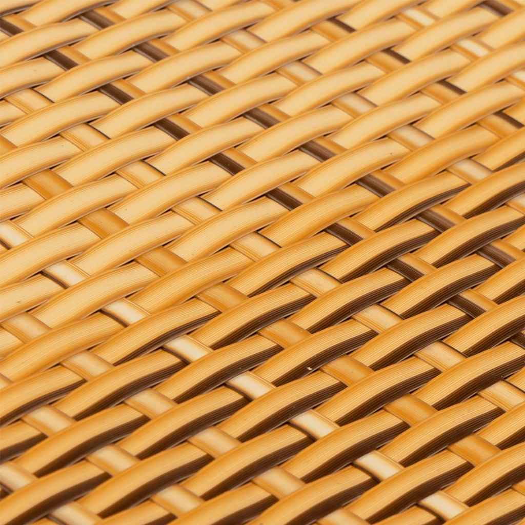 Paravento da Balcone Marrone Chiaro 1000x90 cm in Polyrattan