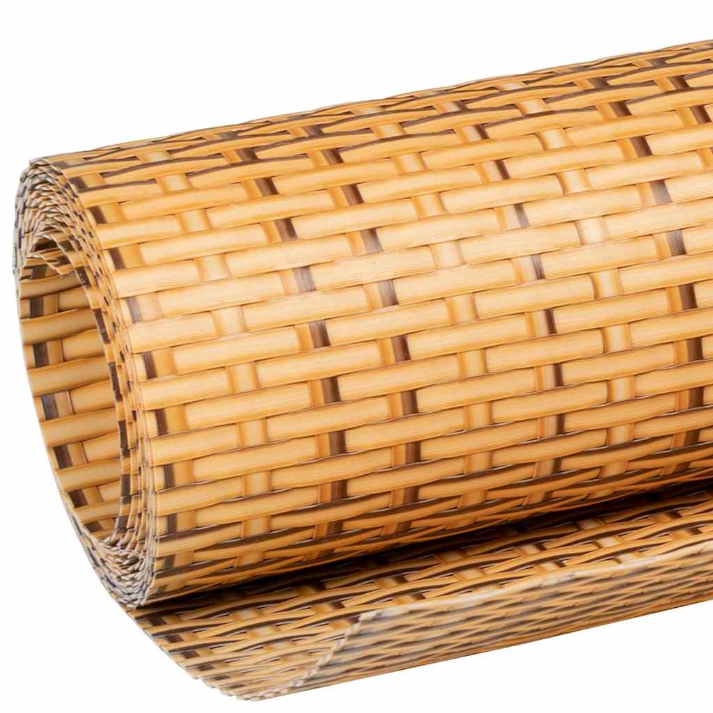 Paravento da Balcone Marrone Chiaro 1000x90 cm in Polyrattan
