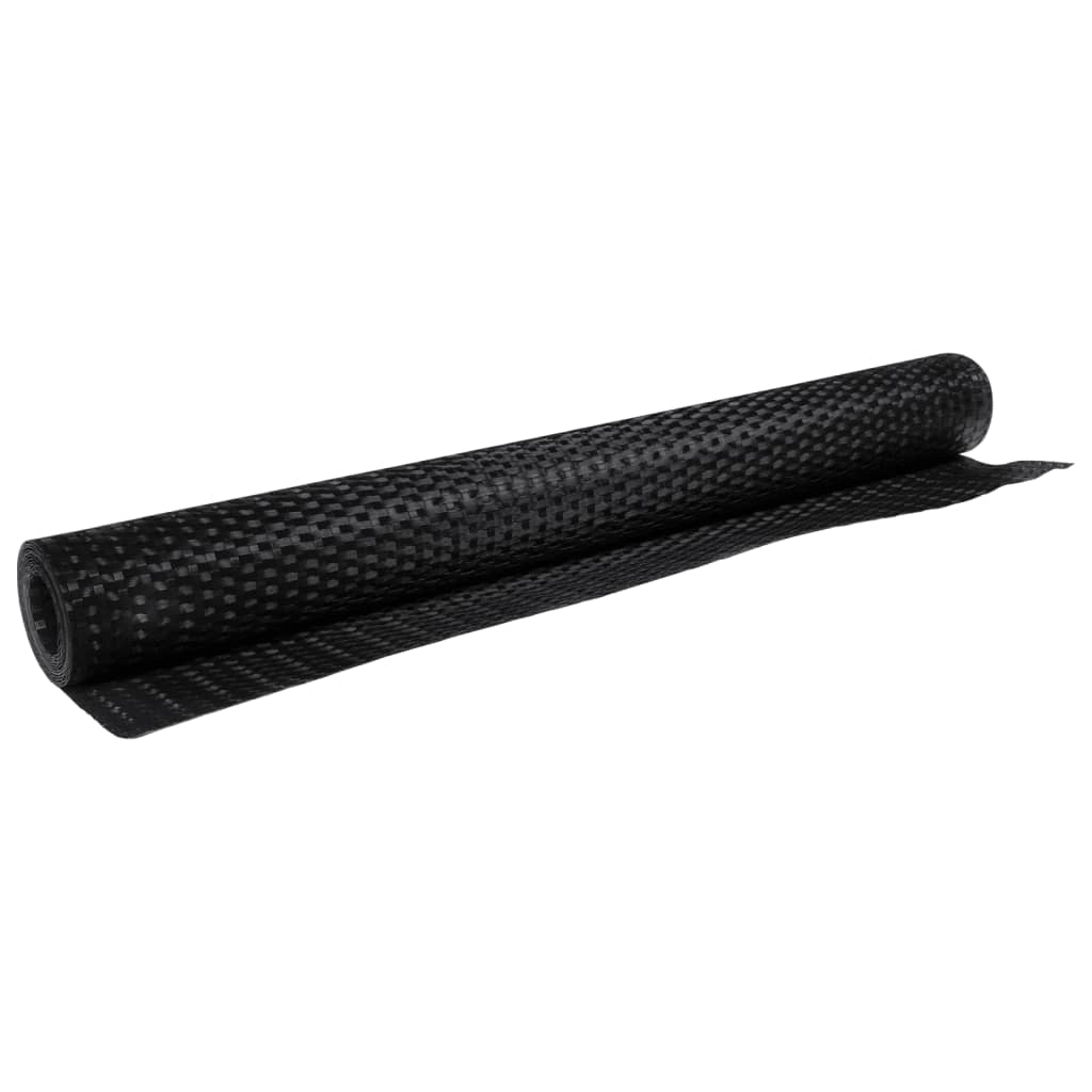 Paravento da Balcone Nero 300x90 cm in Polyrattan