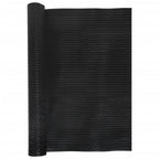 Paravento da Balcone Nero 500x90 cm in Polyrattan