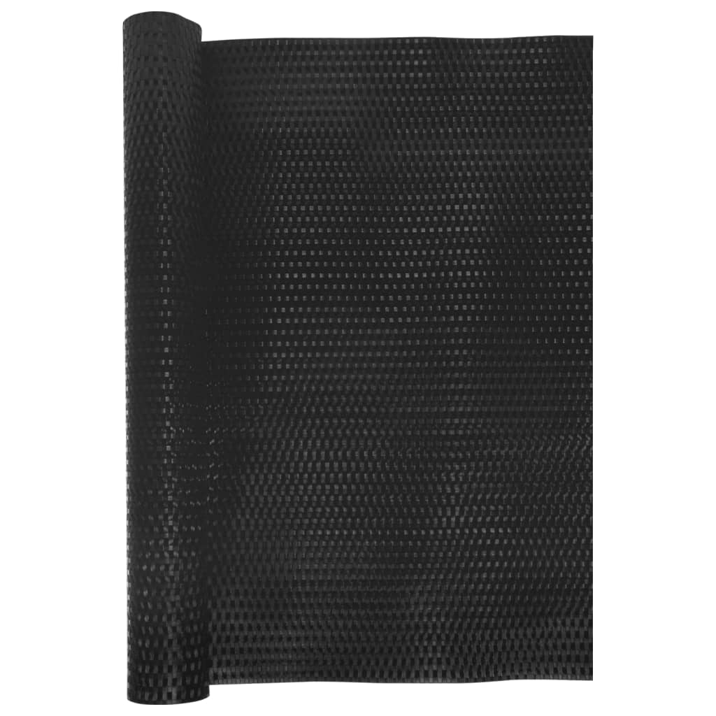 Paravento da Balcone Nero 1000x80 cm in Polyrattan