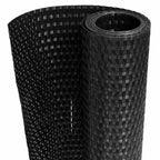 Paravento da Balcone Nero 1000x100 cm in Polyrattan