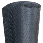 Schermi da Balcone 10 pz Antracite 255x19 cm in Polyrattan