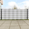 Schermi da Balcone 10 pz Bianchi 255x19 cm Polyrattan