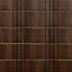 Schermi da Balcone 10 pz Marrone e Nero 255x19 cm Polyrattan