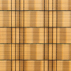Schermi da Balcone 10 pz Marrone Chiaro 255x19 cm in Polyrattan