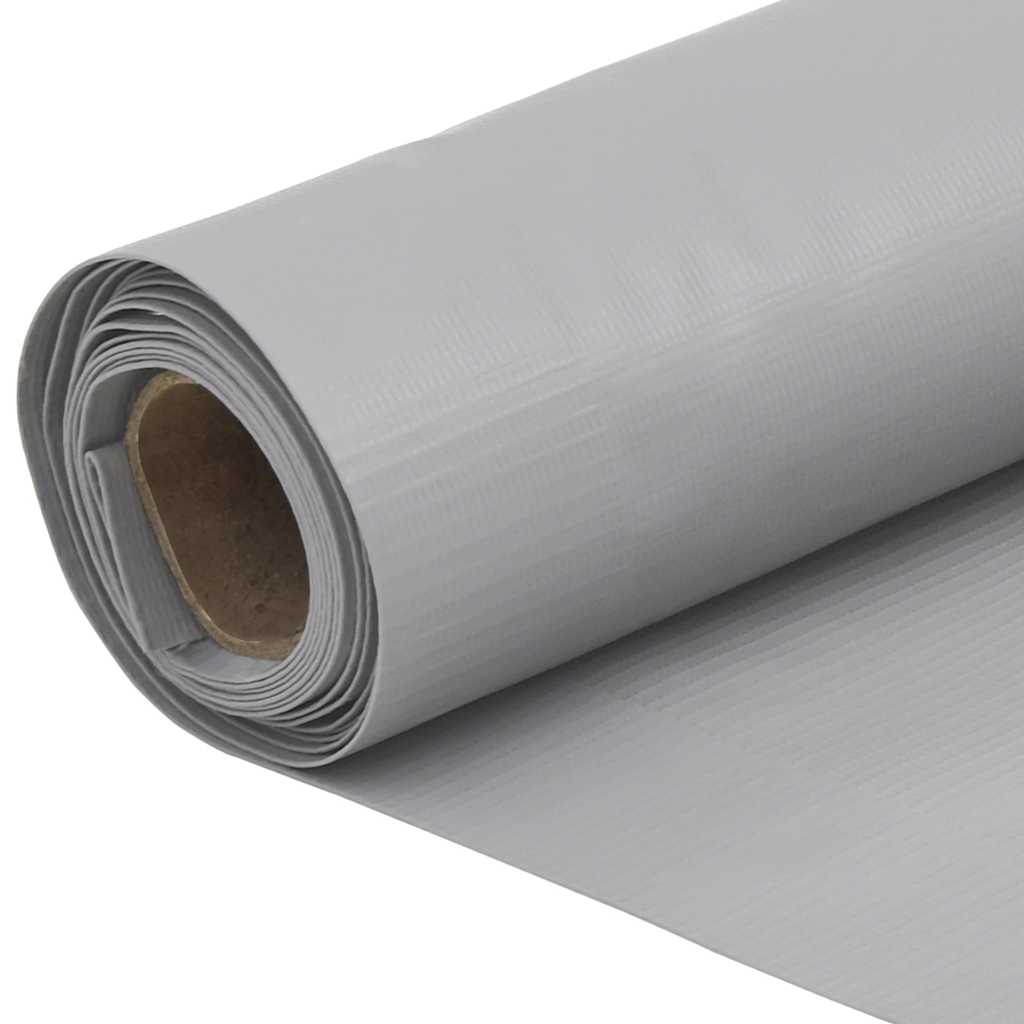 Paravento da Balcone Grigio 400x90 cm in PVC