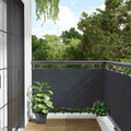 Paravento da Balcone Antracite 600x120 cm in PVC