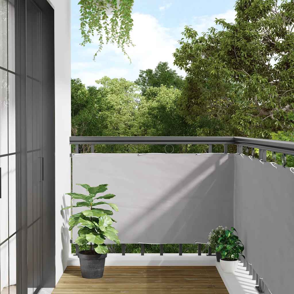 Paravento da Balcone Grigio 300x120 cm in PVC