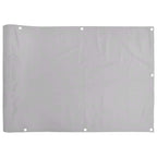 Paravento da Balcone Grigio 400x120 cm in PVC