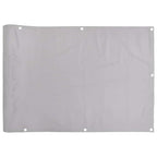Paravento da Balcone Grigio 600x120 cm in PVC