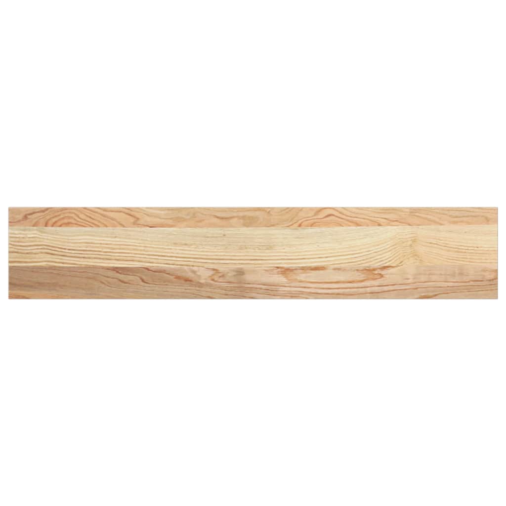 Davanzali in Legno Massello di Rovere 80x15x2 cm Non Trattati - Set 2 pz