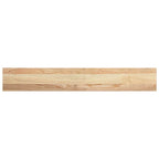 Davanzali 2 pz Legno Massello di Rovere Non Trattati 100x15x2cm