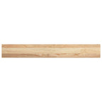 Davanzali 2 pz Non Trattati 110x15x2cm Legno Massello di Rovere