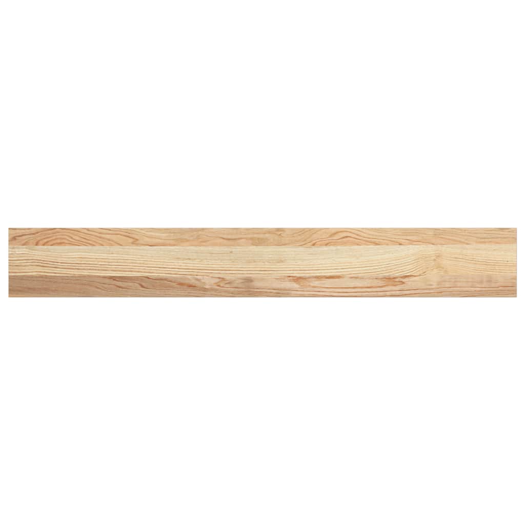 Davanzali 2 pz Non Trattati 110x15x2cm Legno Massello di Rovere