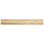 Davanzali in Legno Massello di Rovere Non Trattati 120x15x2 cm - Confezione da 2 Pezzi