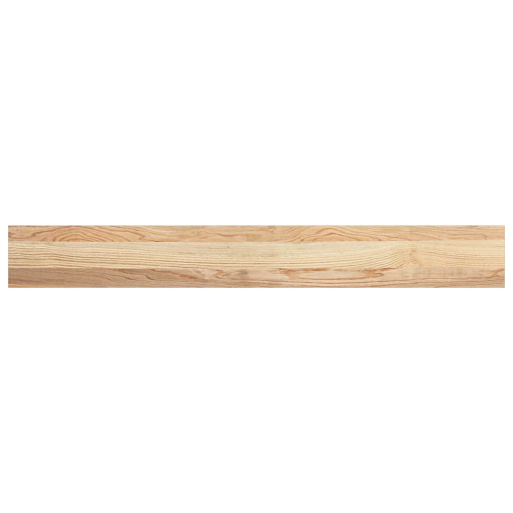 Davanzali in Legno Massello di Rovere Non Trattati 120x15x2 cm - Confezione da 2 Pezzi