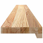 Davanzale in Legno Massello di Rovere 140x15x2 cm - Confezione 2 Pezzi Non Trattati