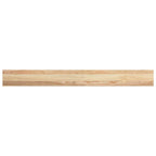 Davanzale in Legno Massello di Rovere 140x15x2 cm - Confezione 2 Pezzi Non Trattati