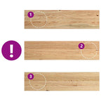 Davanzali 2 pz Legno Massello di Rovere Non Trattati 80x20x2 cm