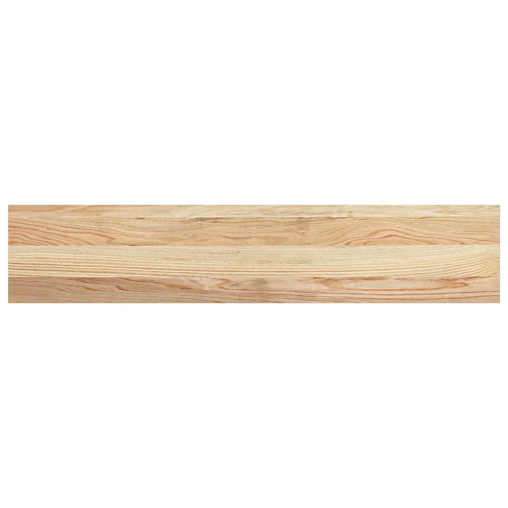 Davanzali in Legno Massello di Rovere 100x20x2cm - 2 Pezzi Non Trattati