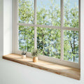 Davanzali 2 pz Legno Massello di Rovere Non Trattati 110x20x2cm