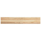 Davanzali 2 pz Non Trattati 120x20x2 cm Legno Massello di Rovere