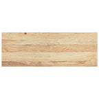 Davanzali 2 pz Non Trattati 70x25x2 cm Legno Massello di Rovere