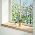 Davanzali 2 pz Non Trattati 80x25x2 cm Legno Massello di Rovere