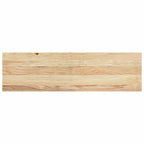 Davanzali 2 pz Non Trattati 90x25x2 cm Legno Massello di Rovere