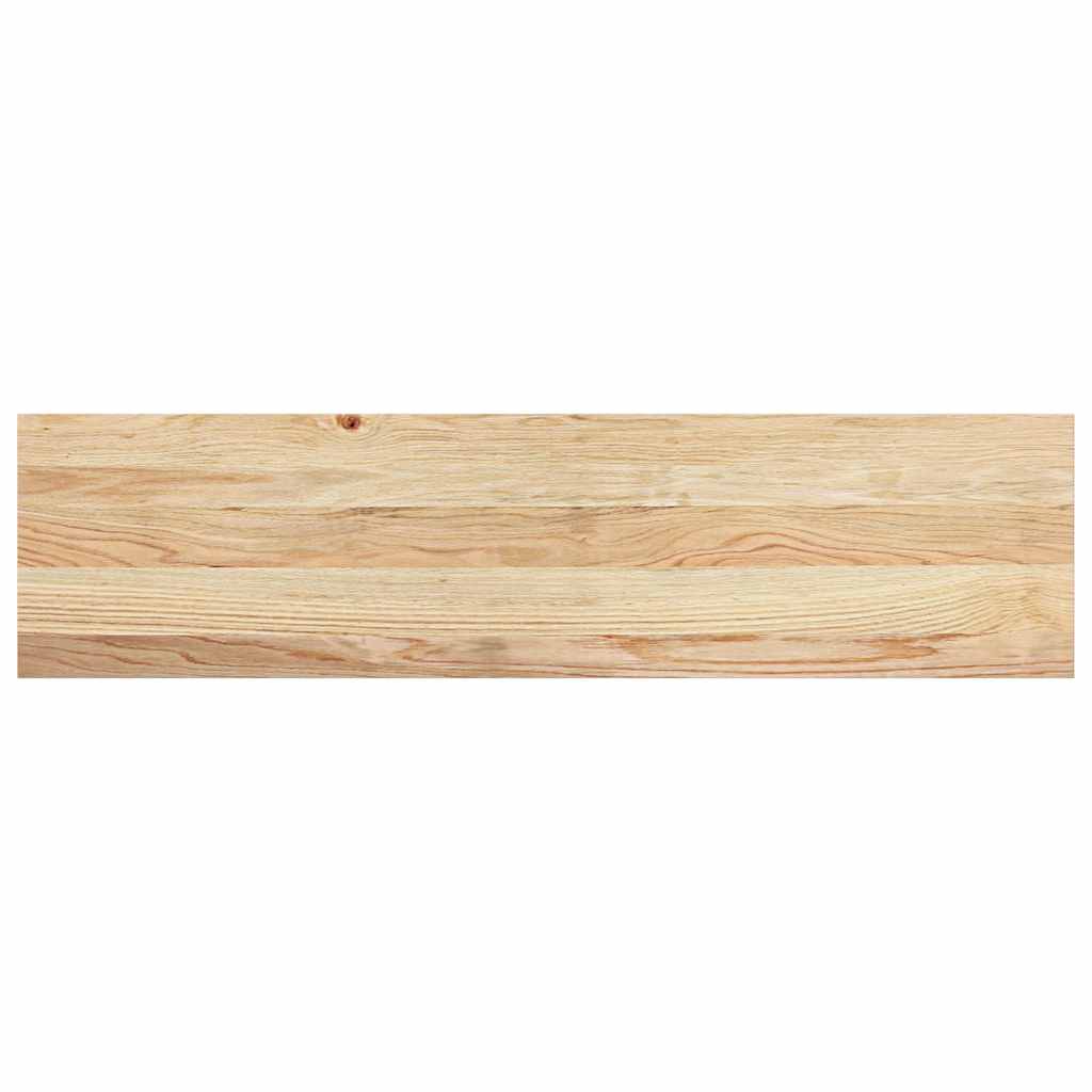 Davanzali in Legno Massello di Rovere Non Trattati 100x25x2 cm - Confezione da 2 Pezzi