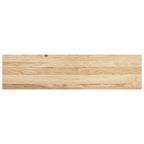 Davanzali in Legno Massello di Rovere Non Trattati 100x25x2 cm - Confezione da 2 Pezzi