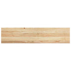 Davanzali 2 pz Legno Massello di Rovere Non Trattati 110x25x2cm