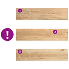 Davanzali 2 pz Legno Massello di Rovere Non Trattati 110x25x2cm