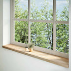 Davanzali in Legno Massello di Rovere 160x25x2 cm - Confezione da 2 Pezzi Non Trattati