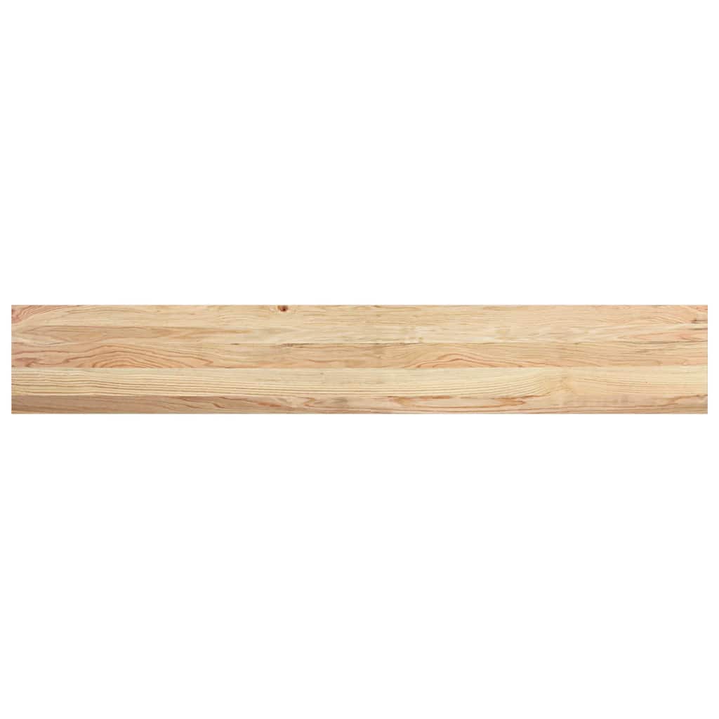Davanzali in Legno Massello di Rovere 160x25x2 cm - Confezione da 2 Pezzi Non Trattati