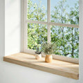 Davanzali 2 pezzi Legno Massello Rovere Non Trattati 70x30x2 cm