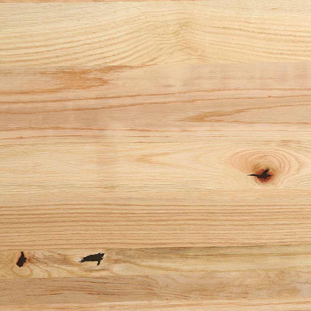 Davanzali 2 pz Legno Massello di Rovere Non Trattati 80x30x2 cm
