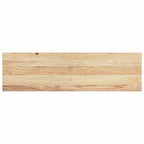 Davanzali 2 pz Legno Massello di Rovere Non Trattati 90x30x2 cm