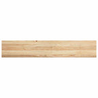 Davanzali 2 pz Legno Massello di Rovere Non Trattati 140x30x2cm