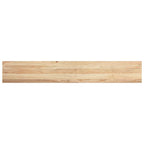 Davanzali 2 pezzi Non Trattati 160x30x2 cm Legno Massello di Rovere